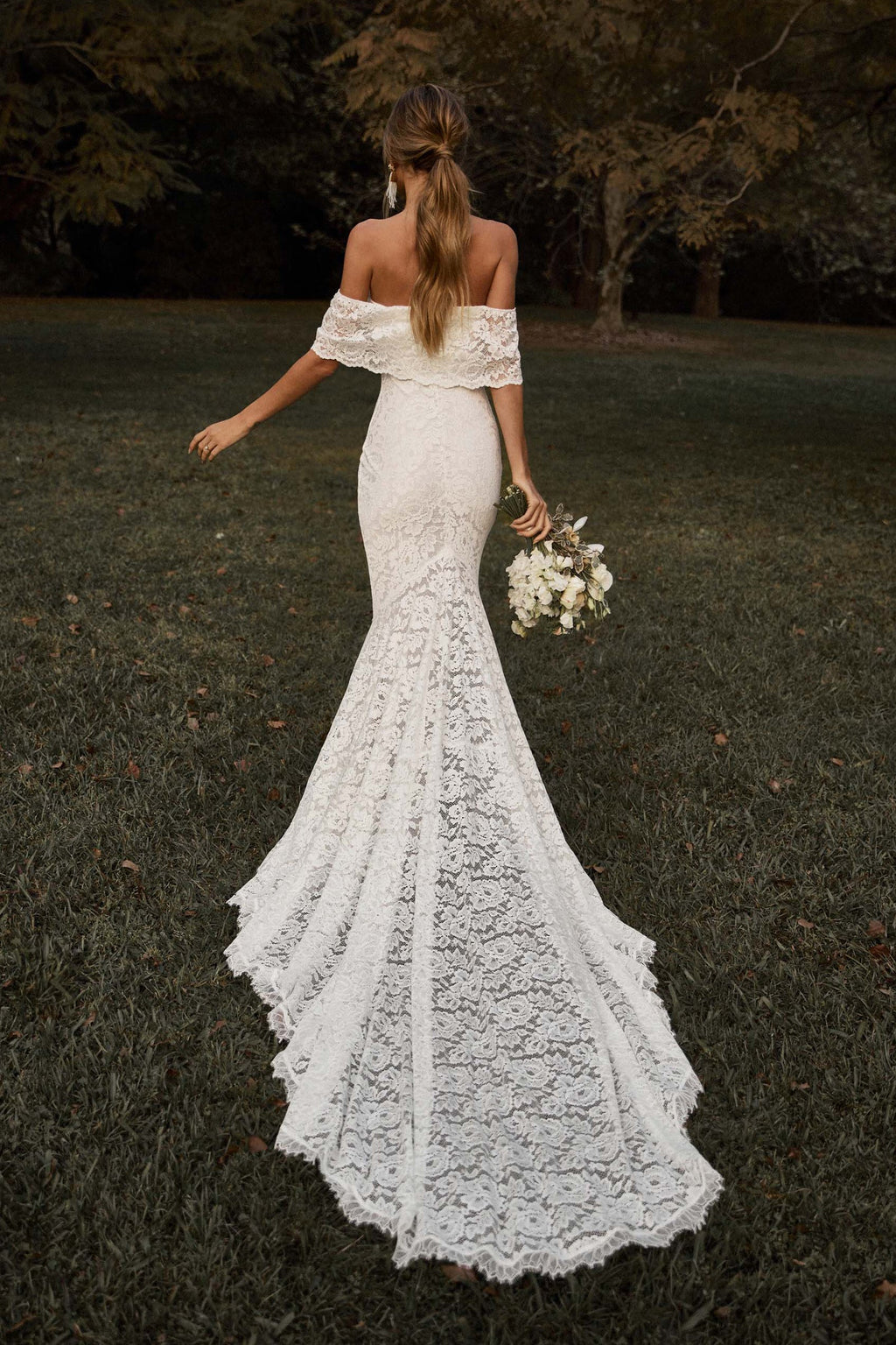 Grace Loves Lace Peaches Pearl Wedding Dress